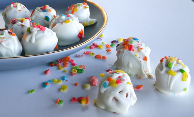 Fruity Pebble Truffles