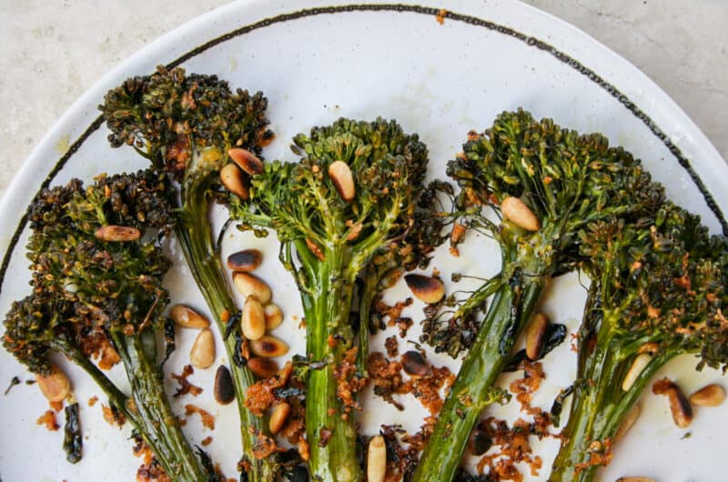 Basil Oil Roasted Broccolini