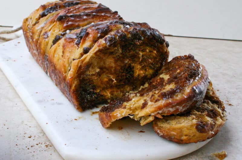 Pumpkin Bourbon Pull Apart Bread