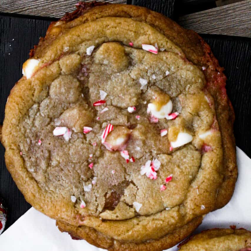 White Chocolate Peppermint Ganache Filled Cookies