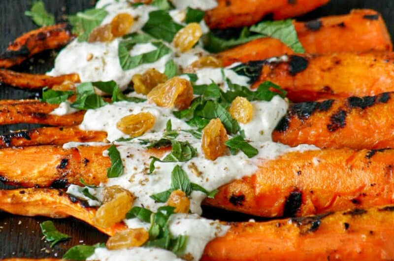 Grilled Moroccan Carrots