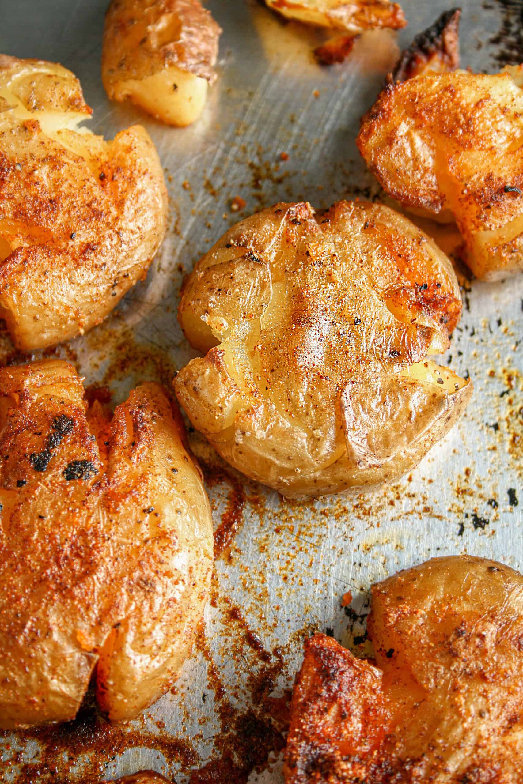 Crispy Smashed Breakfast Potatoes with Bacon Aioli - Feast Local