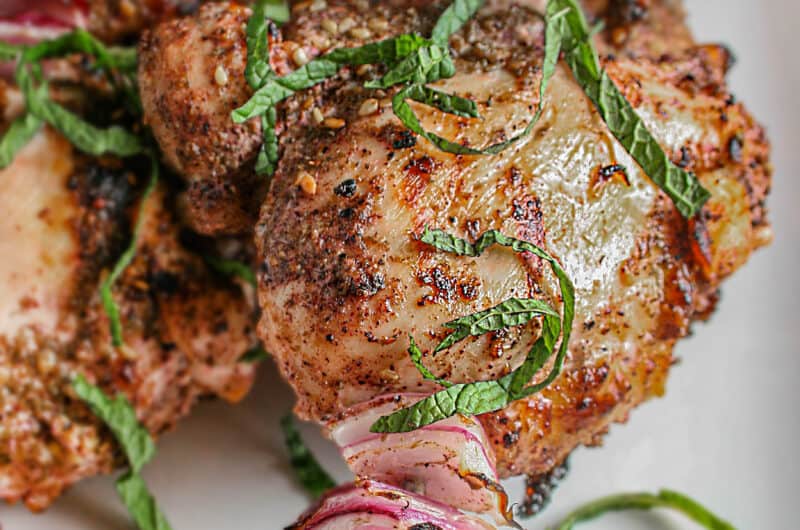 Za'atar Grilled Chicken Thighs