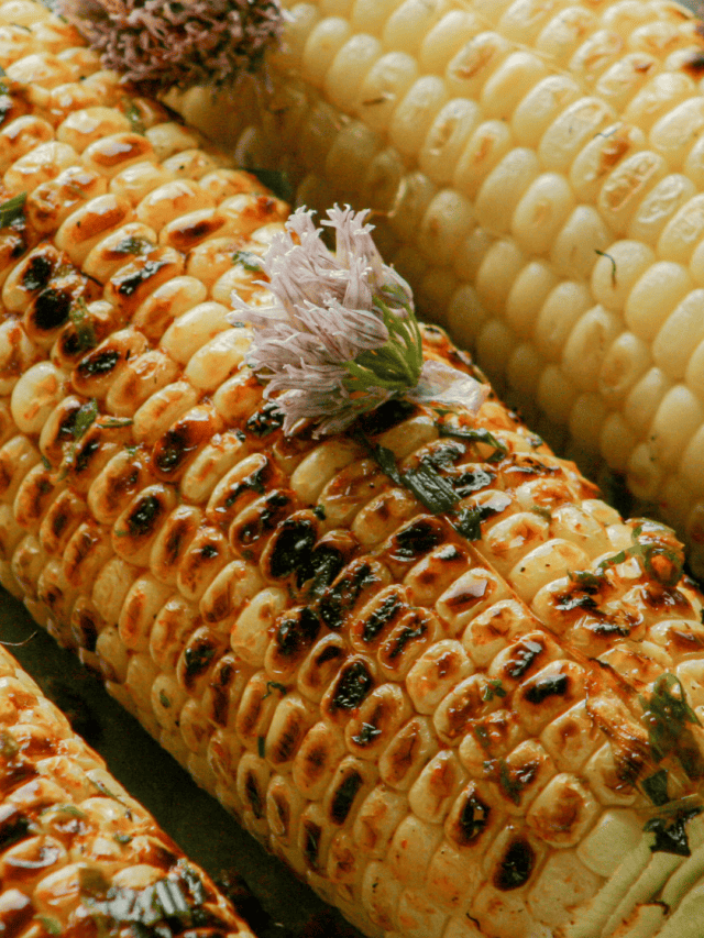 Grilled Corn with Herbed Chili Butter